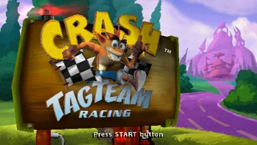 Crash Tag Team Racing (ES) screen shot title